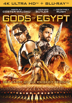 Cover - Gods of Egypt 4K Ultra HD + Blu-ray